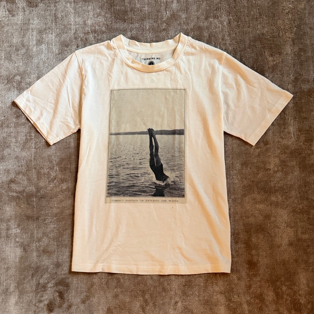 Beige Graphic T-Shirt